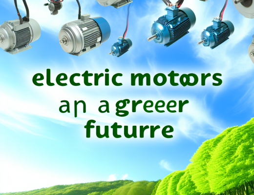 Electric motors power a greener future