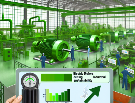 Motores eléctricos impulsando la sostenibilidad industrial
