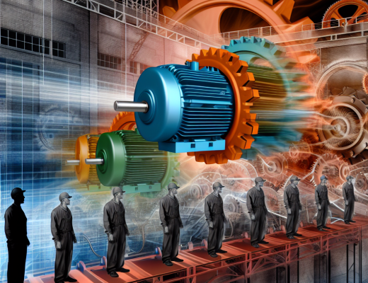 Motores eléctricos impulsando la revolución industrial moderna