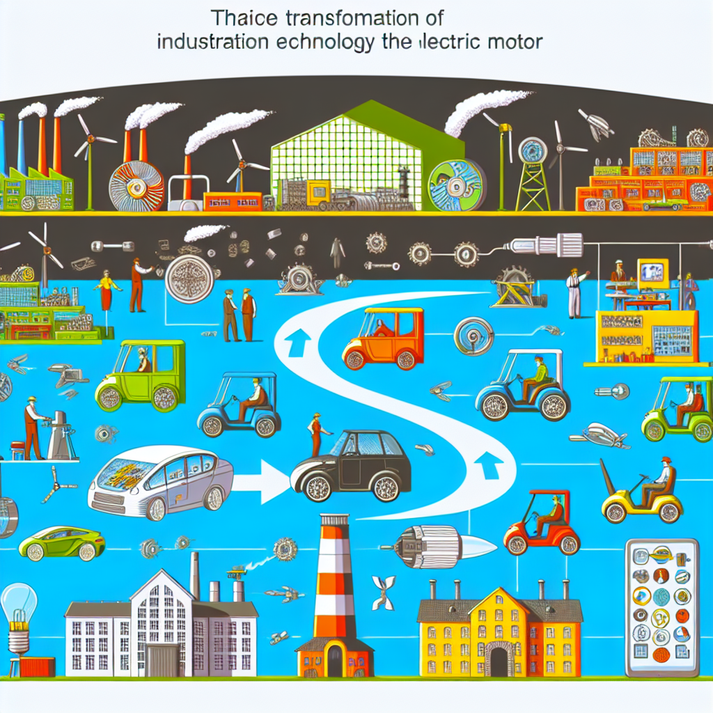 El motor eléctrico transforma la industria y la tecnología